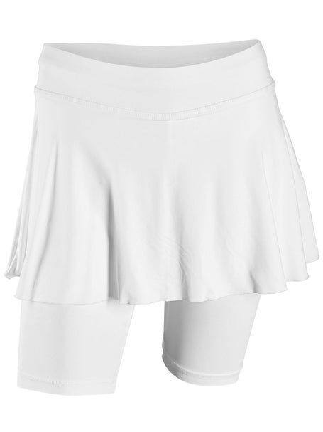 Sofibella Womens Plus Size Jan Bermuda Skirt - White