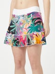 Sofibella Women's 14" UV Print Skirt - Wild Blooms
