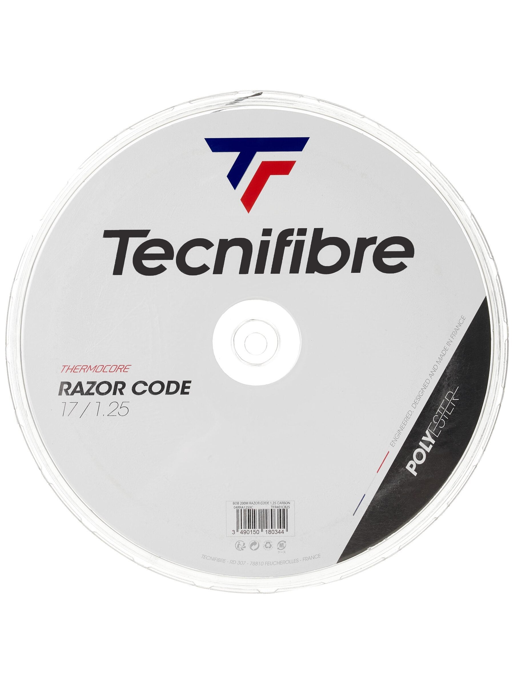 Tecnifibre Razor Code 17 1.25mm Tennis Strings 200M Reel 