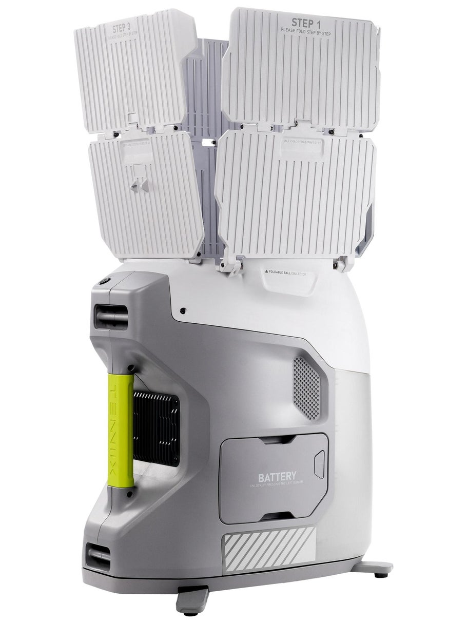 Tennex Machine Tenniix Basic AI Ball Machine - Mint White | Tennis Warehouse