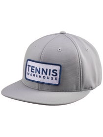 Tennis Warehouse Flat Bill Hat - Grey