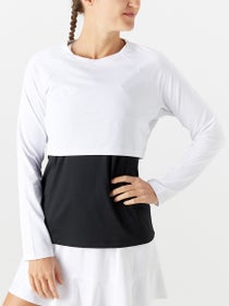 Tail Women's Essential Sasha LS Crop Top - White