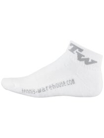 TW Performance Quarter Socks White/Grey 