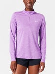 UA Women's Spring Tech Twist 1/4 Zip Purple XL