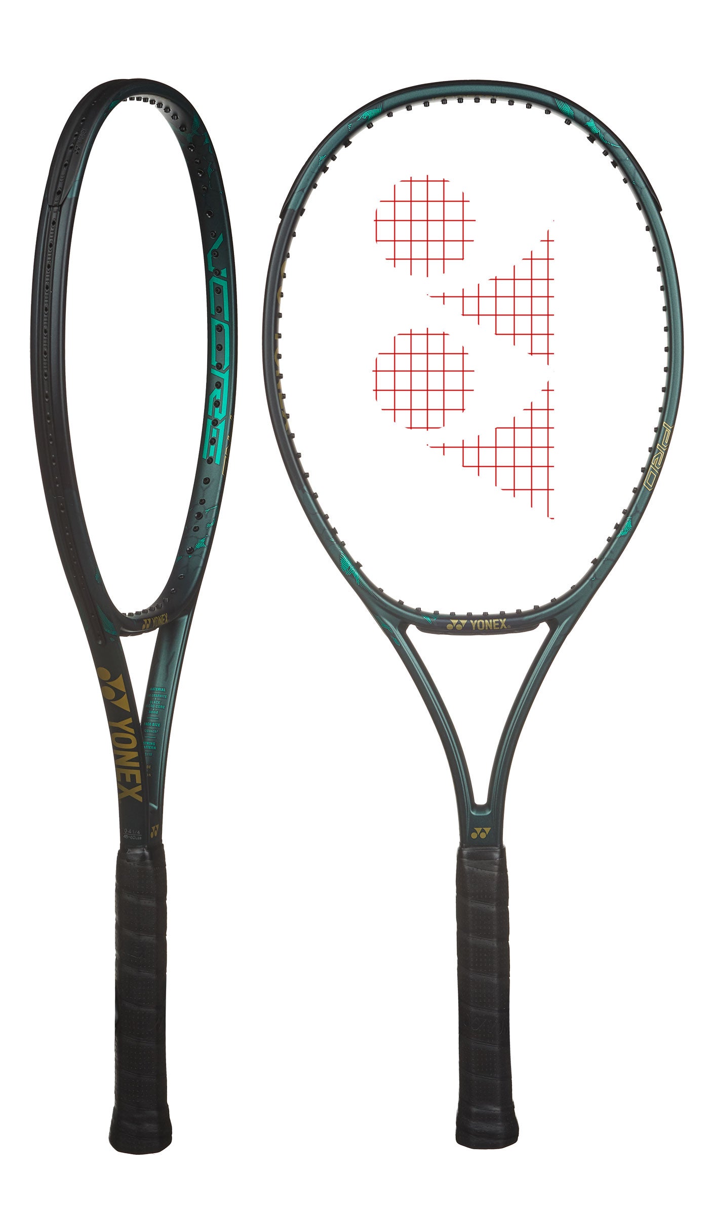 unbesaitet 300 G Raquette de tennis vert foncé-noir NEUF YONEX VCORE Pro 100 300gr 
