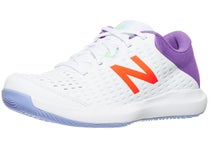 New Balance WC 696 V4 B White/Orange Women's Shoe