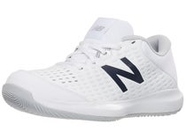 New Balance WC 696v4 D White/Navy Women's Shoe
