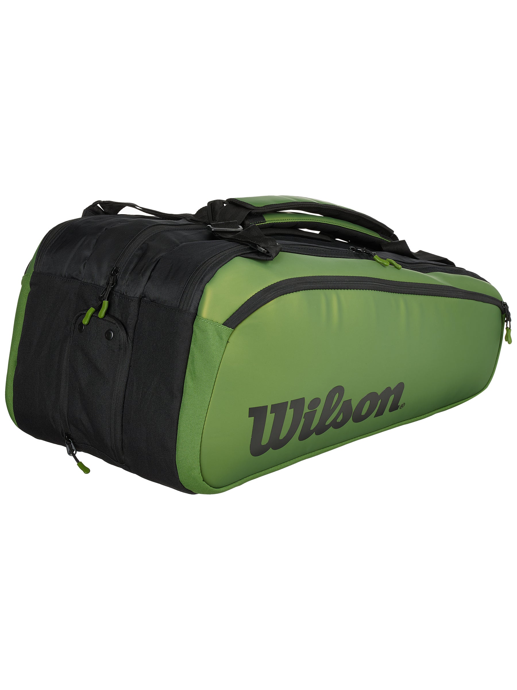 Black/Green Wilson Blade Collection Racket Bag 15 Pack 