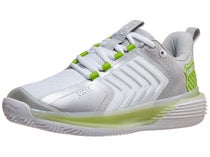 KSwiss Ultrashot 3 Clay White/Grey/Lime Wom's Shoe 