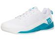 Wilson Rush Pro 4.5 White/Atomic Blue Men's Shoes