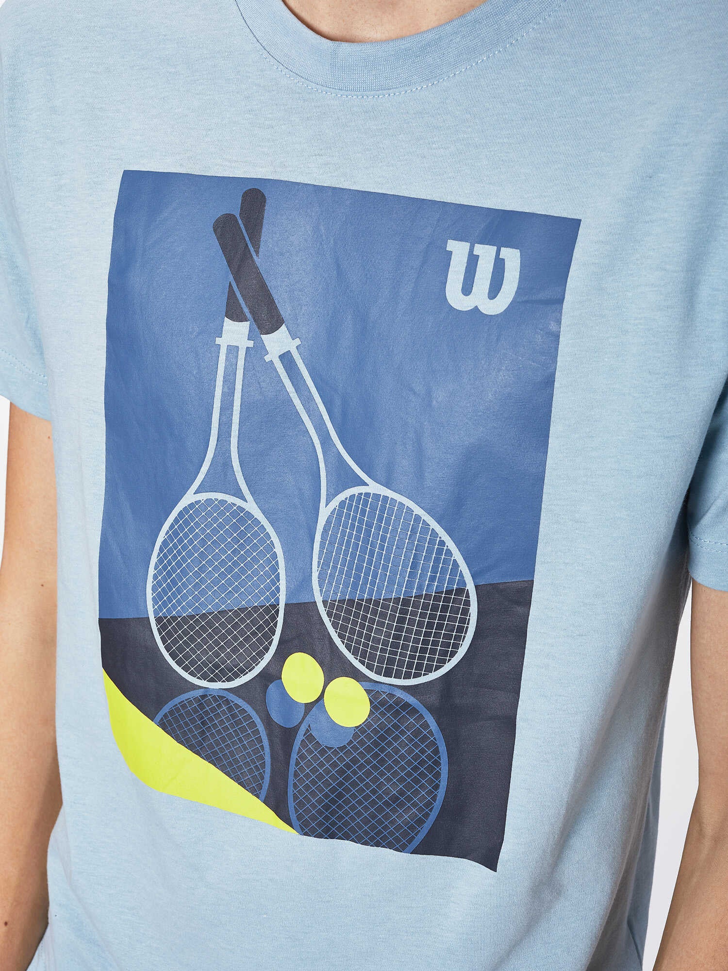 Wilson Herren T-Shirt Paris Tech Sportshirt  T-Shirt  weiß  WRA788201 
