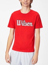 Wilson Men's Script T-Shirt Red S