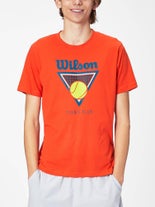 Wilson Men's Tennis Club T-Shirt Red XXL