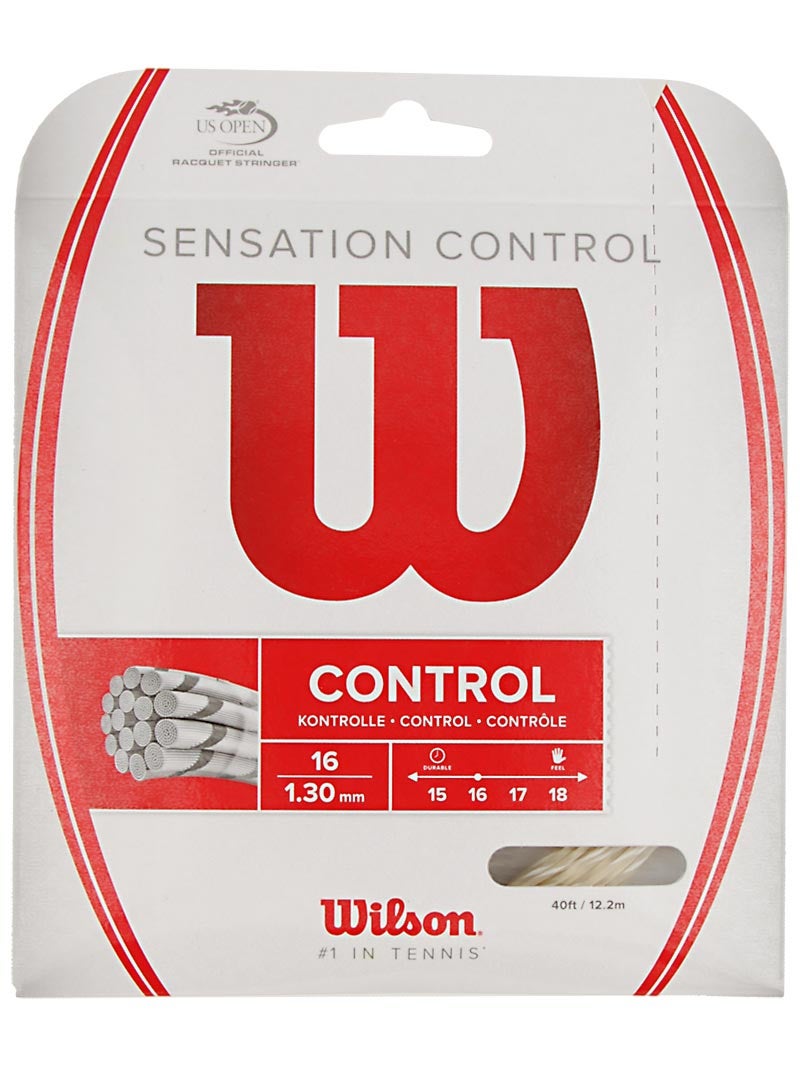 3 sets Wilson Sensation Control Tennis String 16 gauge 1.30mm *NEW* 