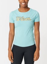 Wilson Women's Script T-Shirt Blue S