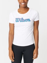 Wilson Women's Script T-Shirt White S