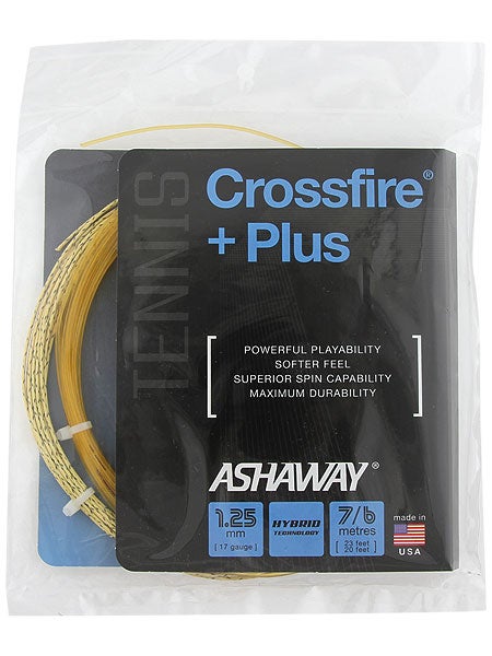 ASHAWAY Crossfire Plus 1,25/17G Tennissaiten Set acpluss125 
