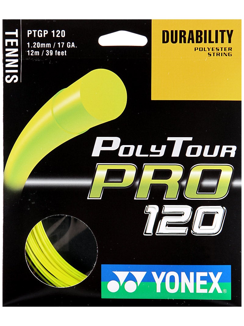1.2 mm200 m Yellow Yonex Poly Tour Pro String Reel 