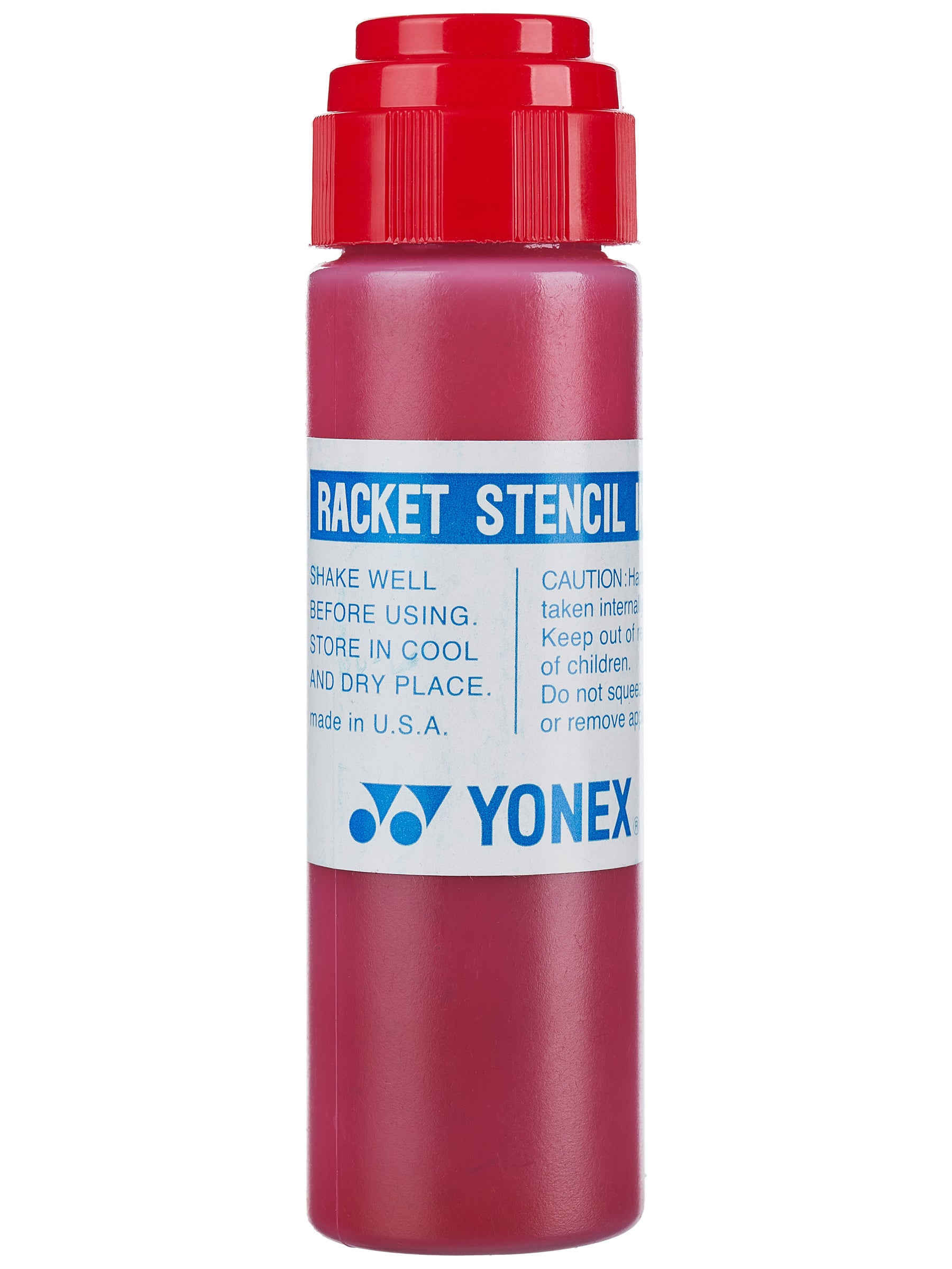 Yonex Badminton Racket Stencil and Red Stencil Ink 
