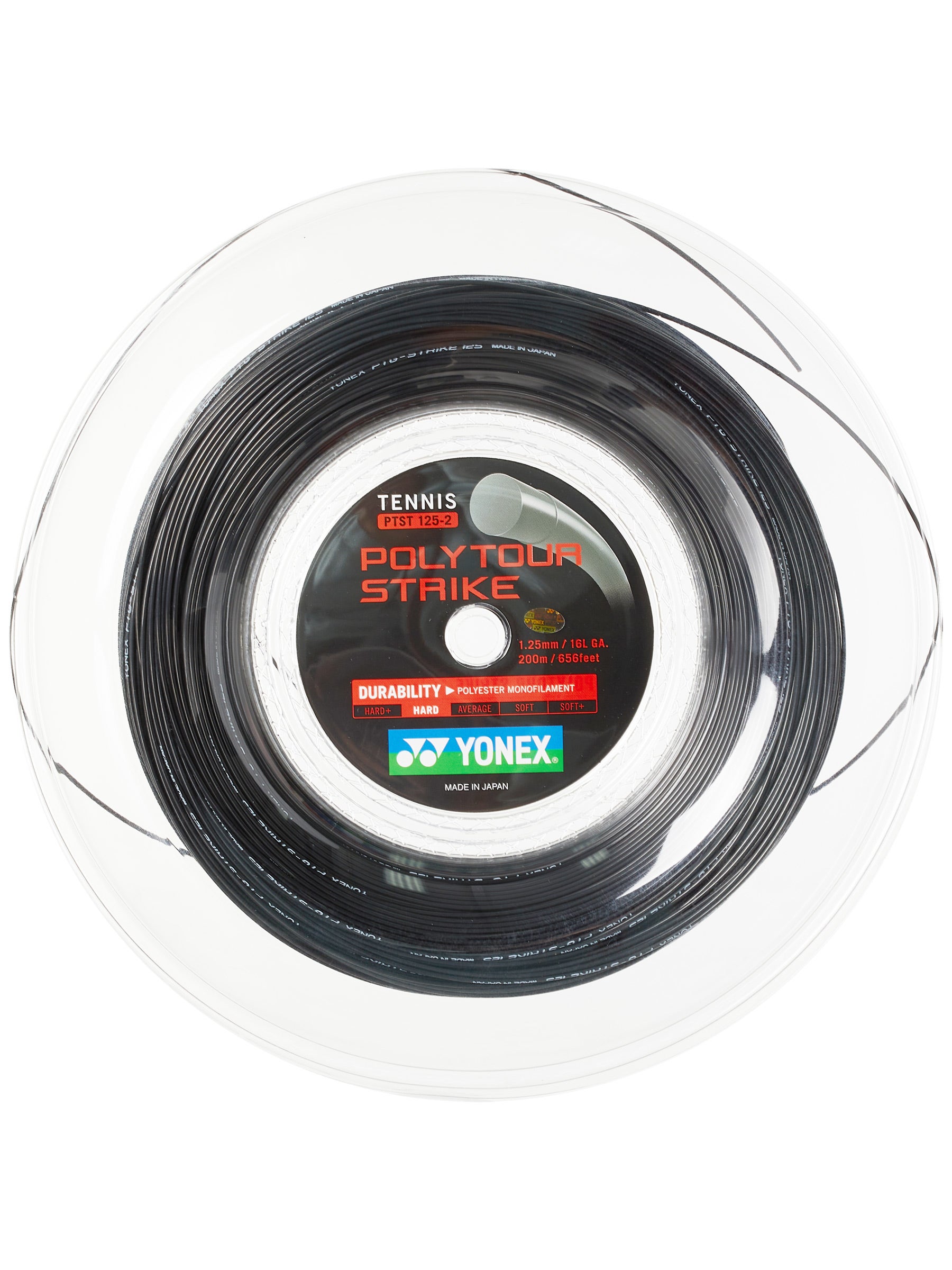 1.25mm YONEX Polytour Strike Tennis String 16 L 