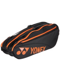 Yonex Team Racquet 6 Pack Bag Black/Orange