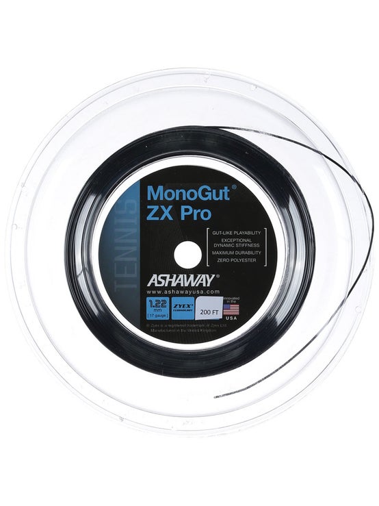 ASHAWAY Monogut ZX Pro 17 - Corda da tennis (naturale ASHAWAY Monogut ZX Pro 17 - Corda da tennis (naturale