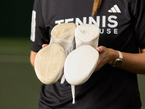 Image of the Outsoles of Tennis Shoes