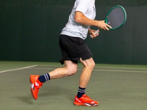 TW playtester preparing for a volley. 