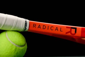 Image of a Closeup Tennis Racquet