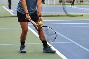 Image of Tennis Shoes Close Up