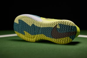 Image of the Outsole of a Tennis Shoe