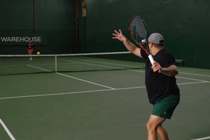 Image of a Playtester Hitting a Return
