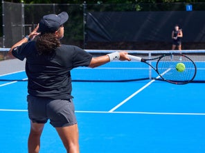 Image of a Playtester Hitting a Return