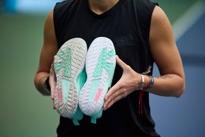 Image of a Pair of Tennis Shoe Outsoles