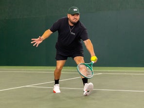 Rush Tour 5s in action during a volley. 
