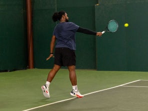 Rush Tour 5s in action during a backhand. 