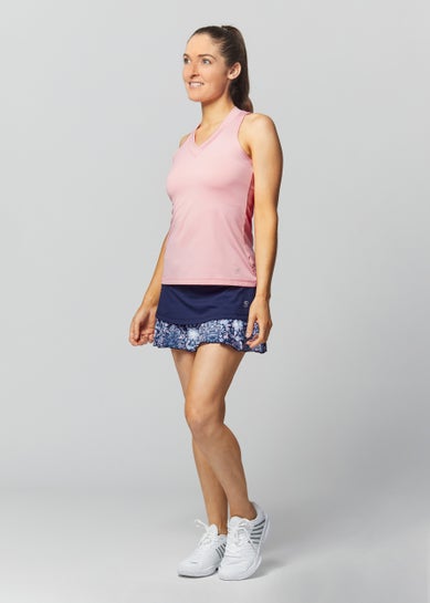 Jupe De Tennis Sofibella XL – UV Imprimé Bleu – Skort Femme Pickleball