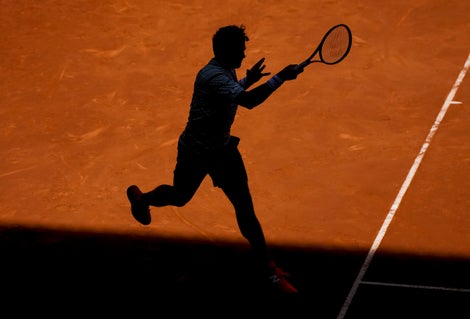 Madrid Open silhouette. 
