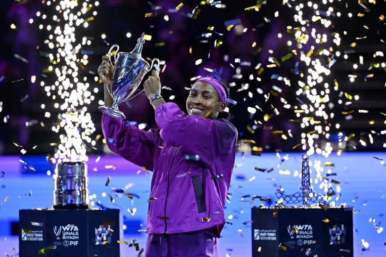 Coco Gauff storms her way to the title at the prestigious year-end event. 