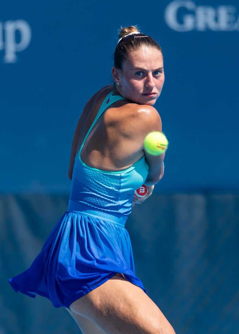 Marta Kostyuk at the Cincinnati Open