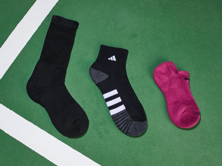 Image Showing Difference in Height of Crew, Quarter and No-Show Socks