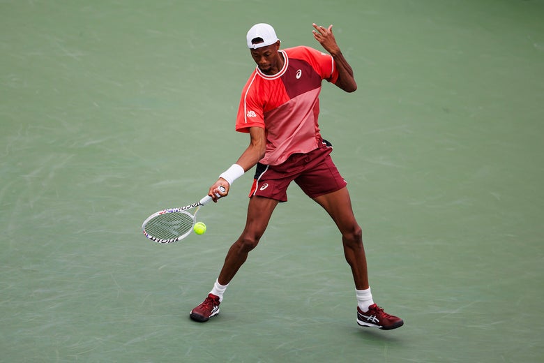 Chris Eubanks in Asics at the Shanghai Masters