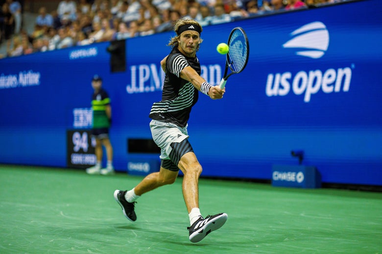 Image of Alexander Zverev at the US Open