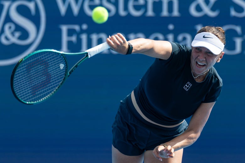Amanda Anisimova in Cincinnati. 