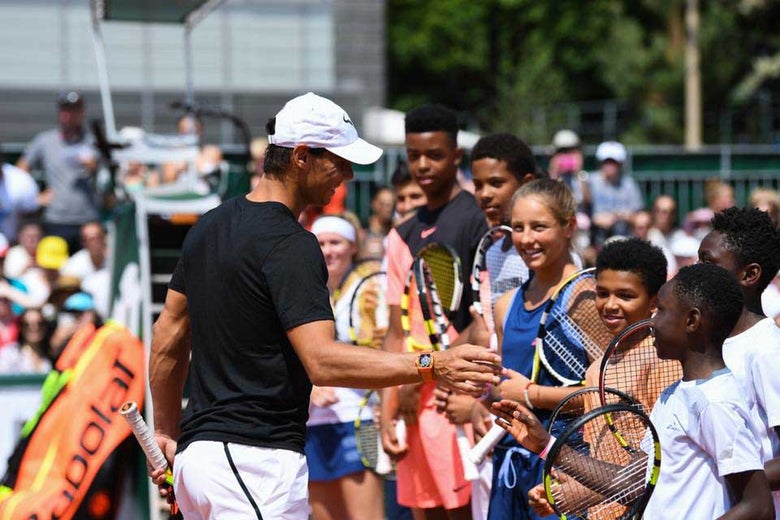 Rafa with Juniors