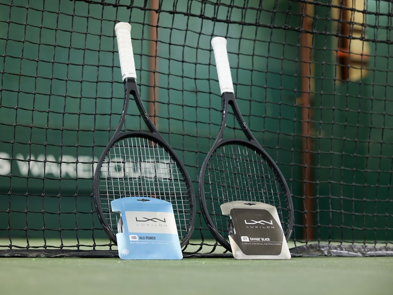 Image of the Two Strings and Tennis Racquets