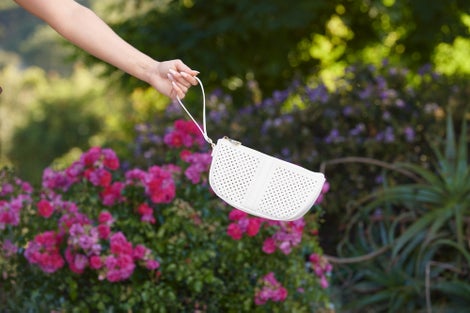 Image of the Court Couture Cassonova Wristlet in White