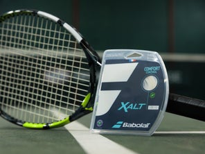 Image of a Set of Strings and Racquet
